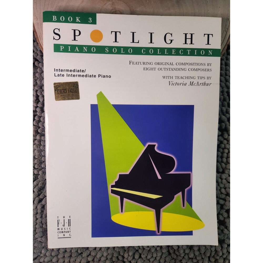 Spotlight Piano‎ Solo Collection Book 3 Intermediate 8 Outstanding Composers